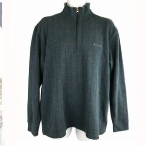 Columbia 1/4 Zip Pullover Blue Mens size L